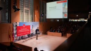 El consejero Miguel Ángel García Martín durante la clausura de las jornadas de la Abogacía General