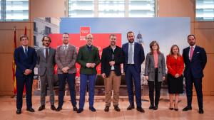El consejero Miguel Ángel García Martín durante la clausura de las jornadas de la Abogacía General