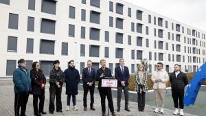 El consejero Miguel Ángel García Martín durante la entrega