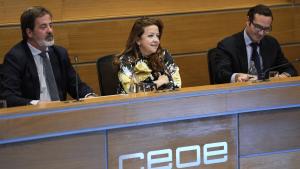 La consejera Fátima Matute durante su intervención en la Comisión
