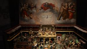 Belén de la Sala Alcalá 31 Nacimiento cuyas piezas proceden de la colección del Museo Pedro de Osma de Lima