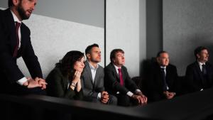 La presidenta Isabel Díaz Ayuso durante la presentación del plan 