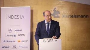 El consejero Miguel López Valverde durante la presentación del programa