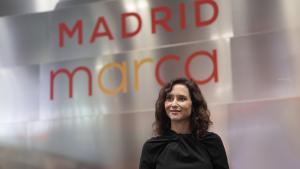 La presidenta Isabel Díaz Ayuso durante la inauguración