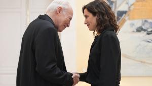 La presidenta autonómica y Carlos Aguiar 