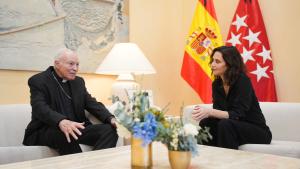 La presidenta autonómica y Carlos Aguiar 