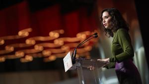 Díaz Ayuso participa en la celebración del Día de Madrid en FITUR 2026 La presidenta Isabel Díaz Ayuso durante la celebración