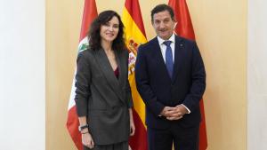 La presidenta Isabel Díaz Ayuso y el alcalde de Lima