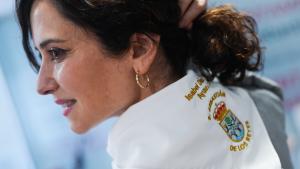 La presidenta Isabel Díaz Ayuso durante la reunión