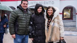 La presidenta Isabel Díaz Ayuso durante la reunión