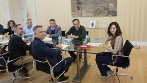 La presidenta Isabel Díaz Ayuso y las organizaciones agrarias regionales