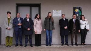 La presidenta Isabel Díaz Ayuso durante su visita al nuevo hospital