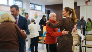 La consejera Ana Dávila durante la visita