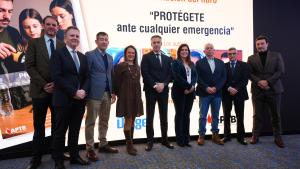 El consejero Carlos Novillo durante la presentación del libro