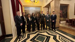 La consejera Fátima Matute durante la jornada