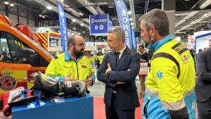 La Comunidad de Madrid exhibe su modelo de coordinación integral ante emergencias en el Salón Internacional de la Seguridad SICUR 2026 El consejero Novillo