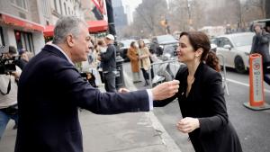 La presidenta Isabel Díaz Ayuso durante el espectáculo