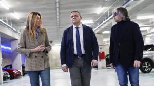 El consejero Jorge Rodrigo durante su visita