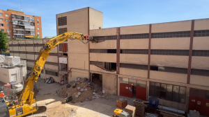 Obras de ampliación del Hospital público de Móstoles de la Comunidad  de Madrid 
