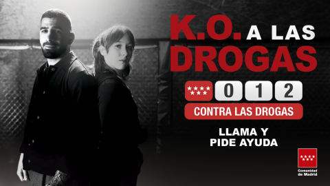 Imagen de la campaña KO a las Drogas con Ilia Topuria