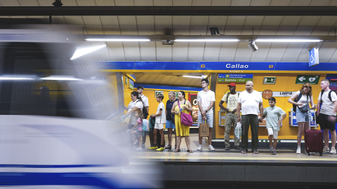 Andén de la estación de metro de Callao
