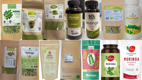 Envases de moringa implicados en alerta alimentaria por presencia de Salmonella