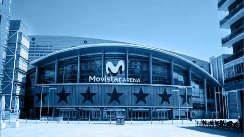 Vista del edificio del Movistar Arena