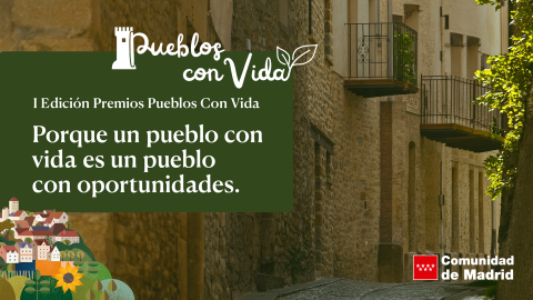 Cartela sobre los premios Pueblos con Vida