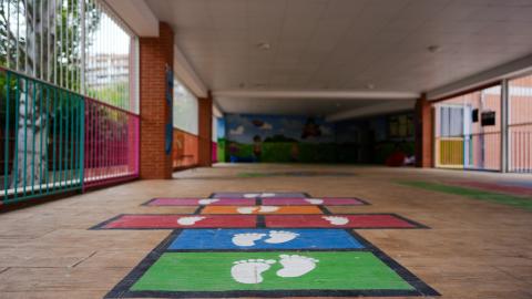 Patio de una escuela infantil