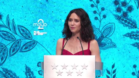 Presidenta en el acto del 2 de mayo