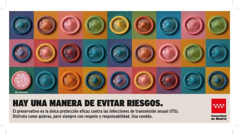 cartel campaña cartel campaña uso preservativos jóvenes prevención ITS
