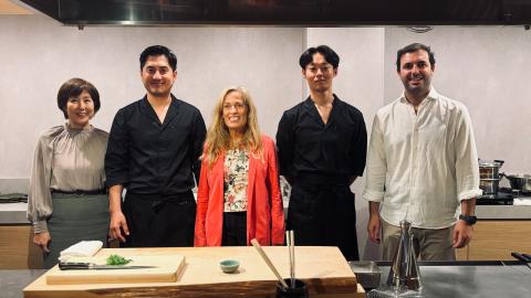La consejera Rocío Albert durante su viaje institucional a Japón