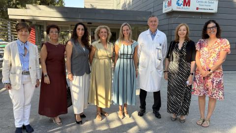 Gutiérrez visita el Centro de Salud Paseo Imperial La viceconsejera Laura Gutiérrez durante la presentación del Plan Estratégico de Atención Primaria 2026-2028