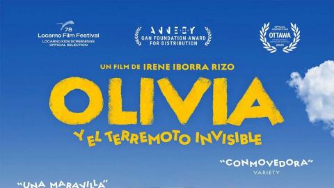 Cabecera para la película "Olivia y el terremoto invisible"