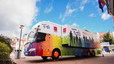 autobús Drogas o Tú de la Comunidad de Madrid