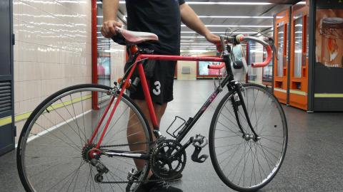 Bici en metro