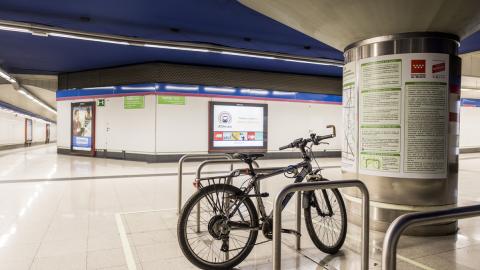 Bici en metro