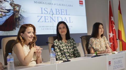 Fátima Matute en la presentación del libro de Isabel Zendal Fátima Matute en la presentación del libro de Isabel Zendal