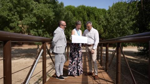 La Comunidad de Madrid mejora la red de saneamiento de Arroyomolinos con una inversión de más de 600.000 euros Novillo Visita Arroyomolinos