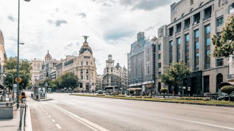 Imágenes de la Gran Vía de Madrid