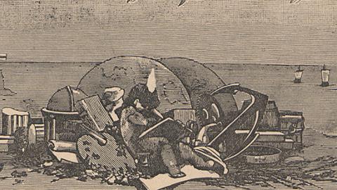 Imagen de la Cabecera de la publicación Los dos mundos (1884)