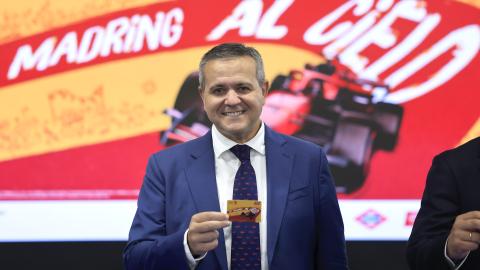 Rodrigo presenta el Plan de Movilidad por el Gran Premio de España de Fórmula 1 El consejero Jorge Rodrigo durante la presentación del Plan de Movilidad por el Gran Premio de España de Fórmula 1 que se celebra del 11 al 13 de septiembre en la capital