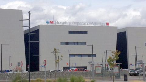 foto del exterior del hospital de Villalba