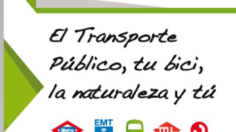 Rutas Verdes. El Transporte Público, tu bici, la naturaleza y tú Logo de las Rutas Verdes