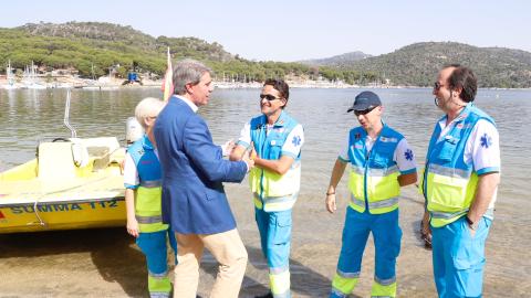 El presidente hace balance de actuaciones de la Agencia de Seguridad y Emergencias durante la primera parte de la campaña de verano