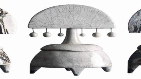 tres meninas en cerámica