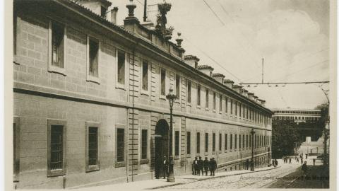 Caballerizas Reales. Madrid  (Archivo Regional de la Comunidad de Madrid).