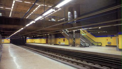 Andenes estación Abrantes