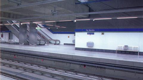 Andenes estación Pan Bendito