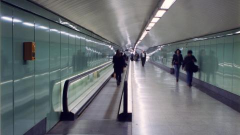 Pasillo rodante Plaza Elíptica